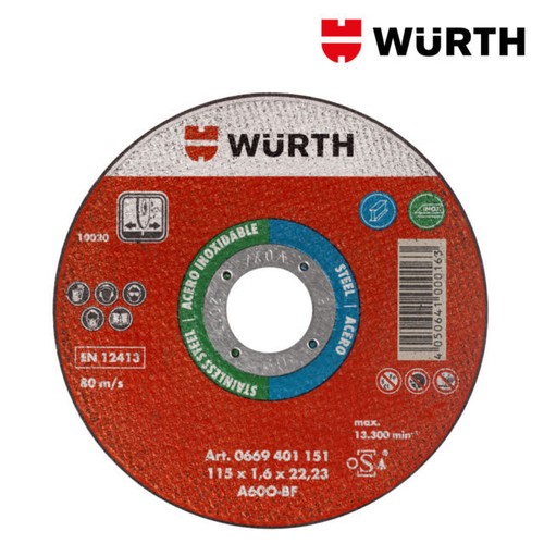 Wurth 100 dischi taglio - wurth,