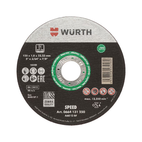 Wurth disco taglio speed - da,