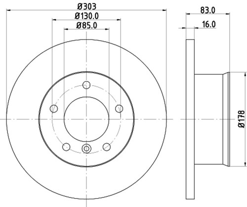 Dischi freno hella pagid 8dd - hella,