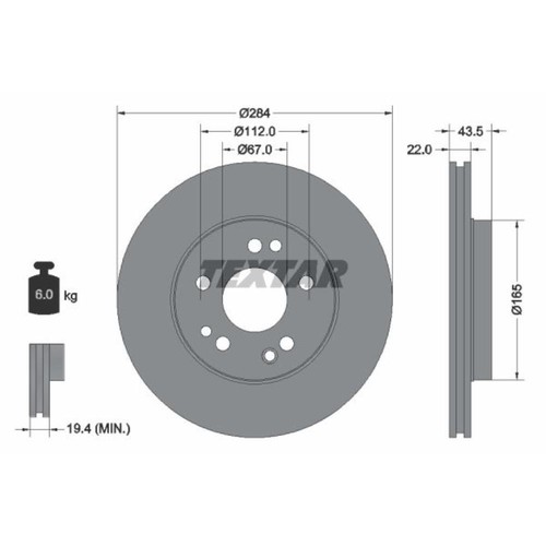 Textar dischi freno - textar, 2